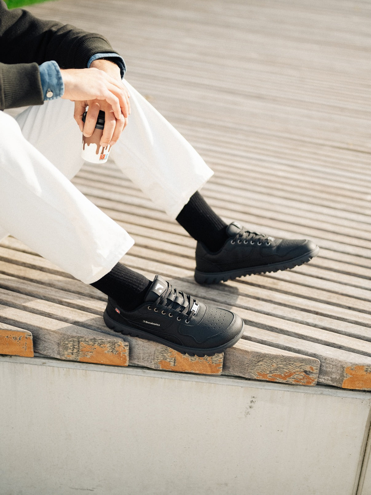 Barfuß-Sneaker Barebarics Zing Frost - All Black