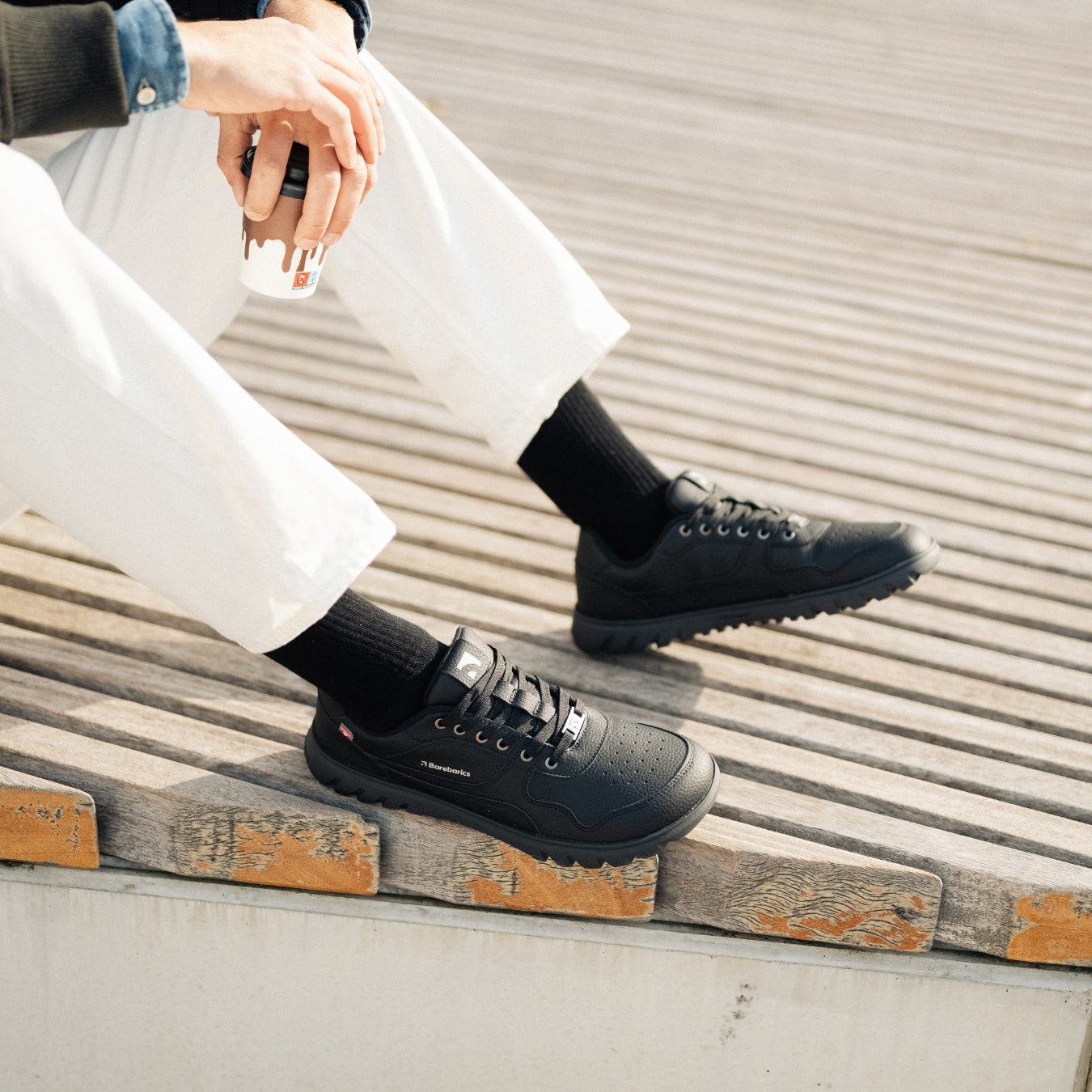 Barfuß-Sneaker Barebarics Zing Frost - All Black