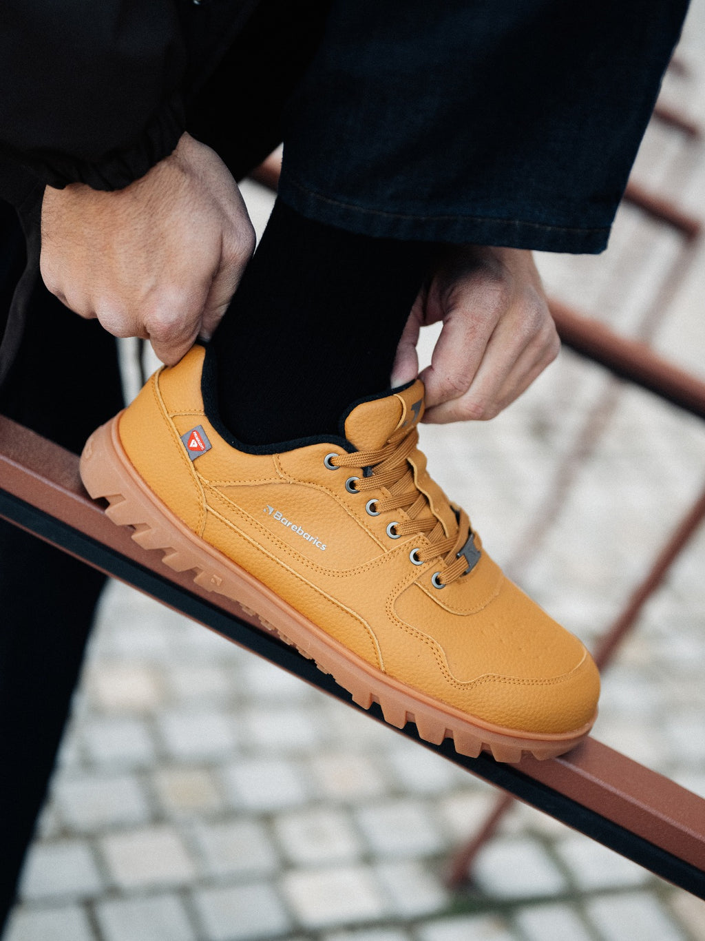 Barfußschuhe Barebarics Zing Frost - Light Caramel