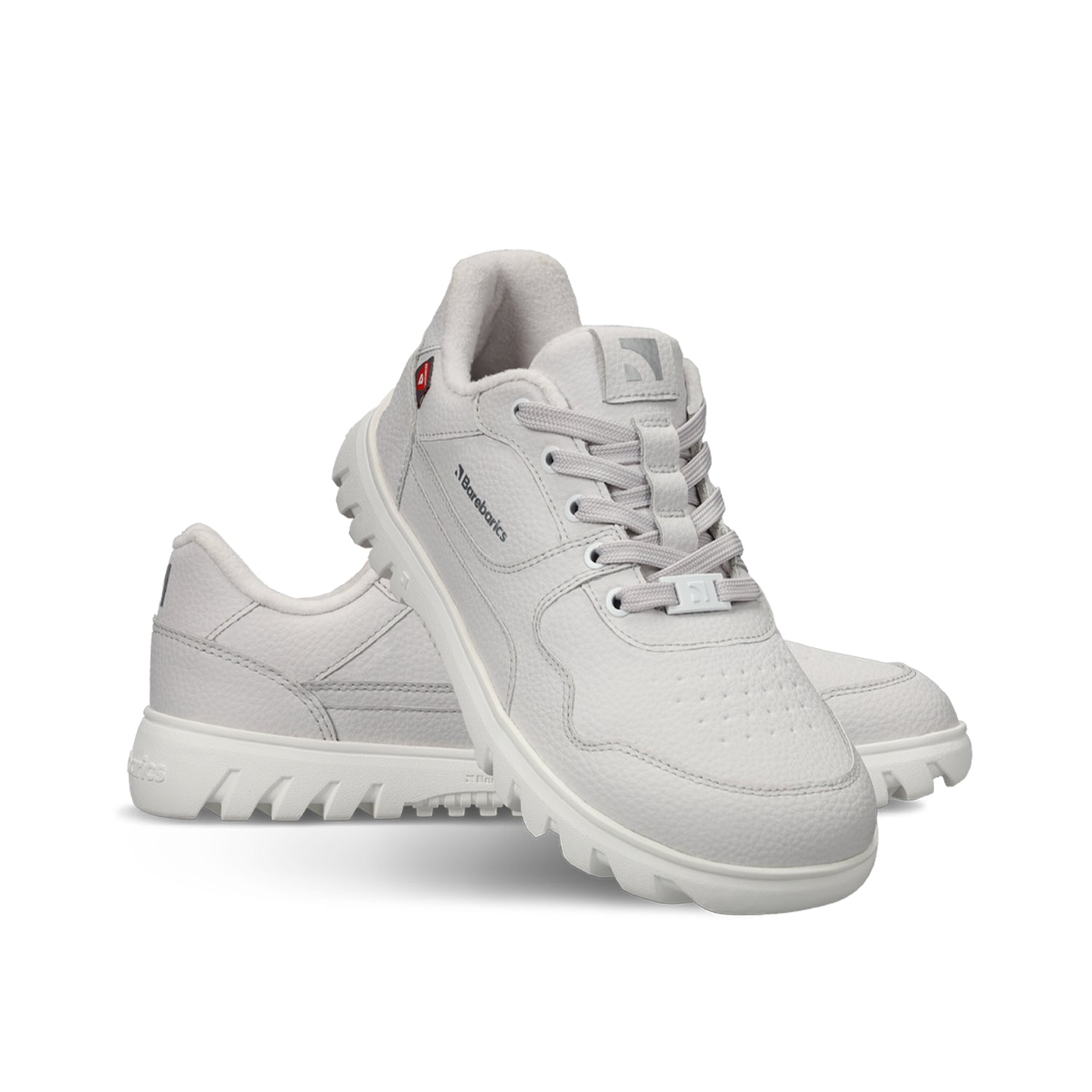 Barfuß-Sneaker Barebarics Zing Frost - Hellgrau & Weiß