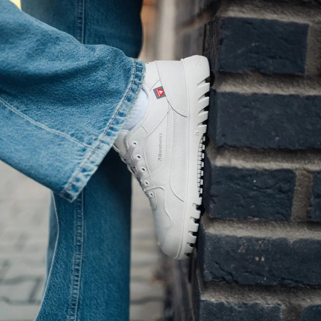 Barefoot Sneakers Barebarics Zing Frost - Light Grey & White
