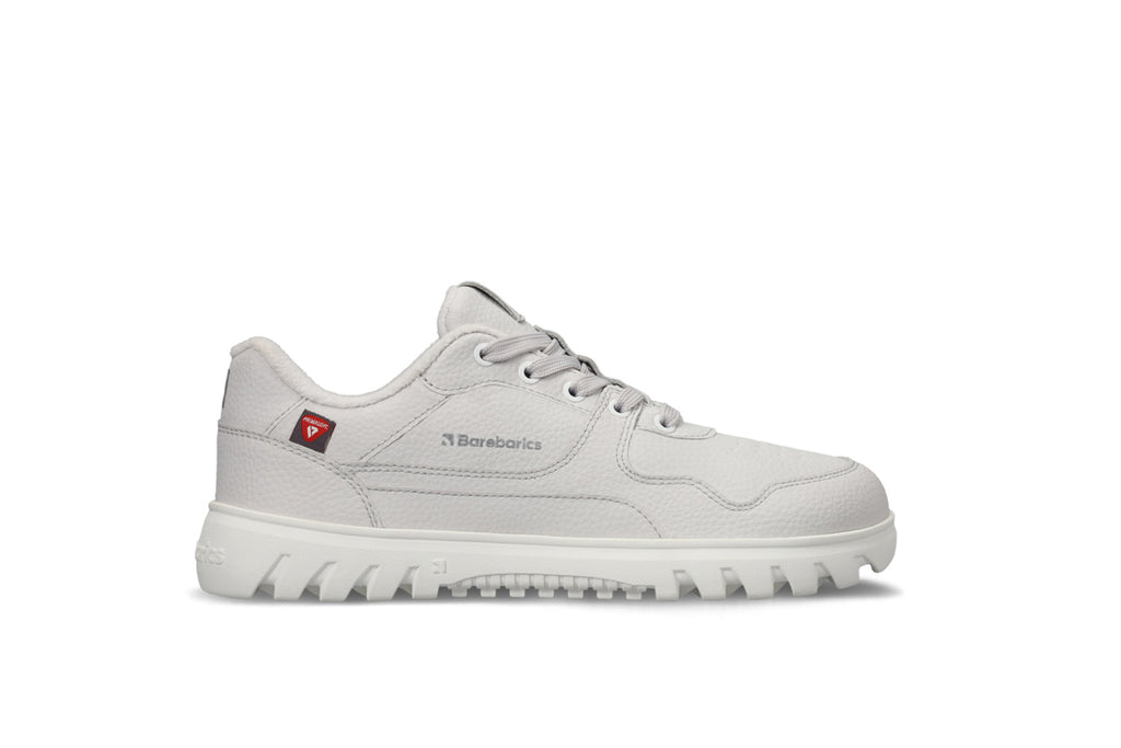 Barfuß-Sneaker Barebarics Zing Frost - Hellgrau & Weiß