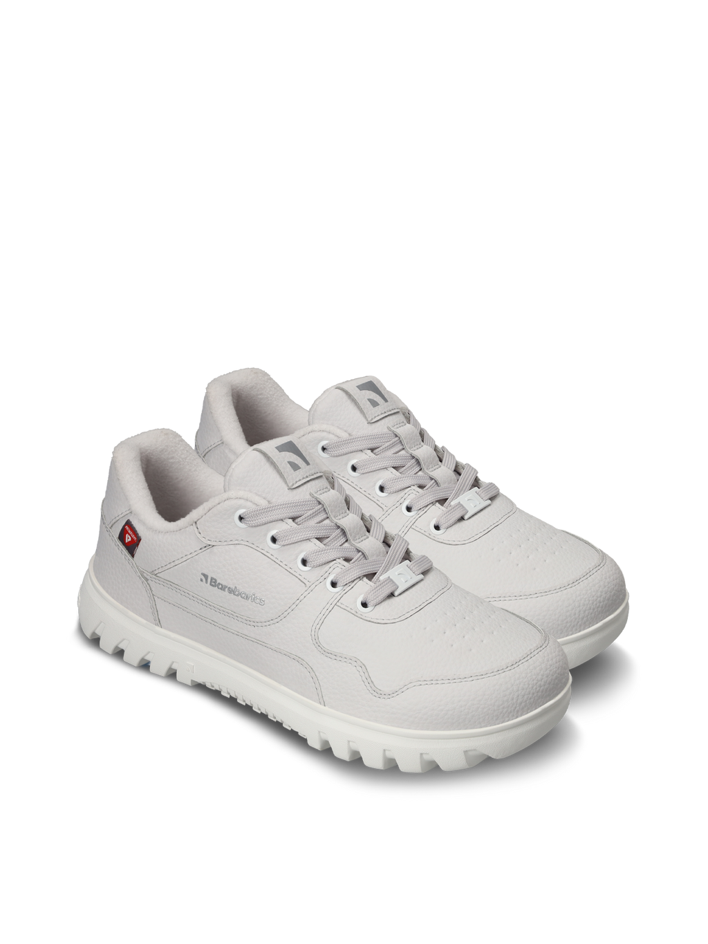 Barfuß-Sneaker Barebarics Zing Frost - Hellgrau & Weiß