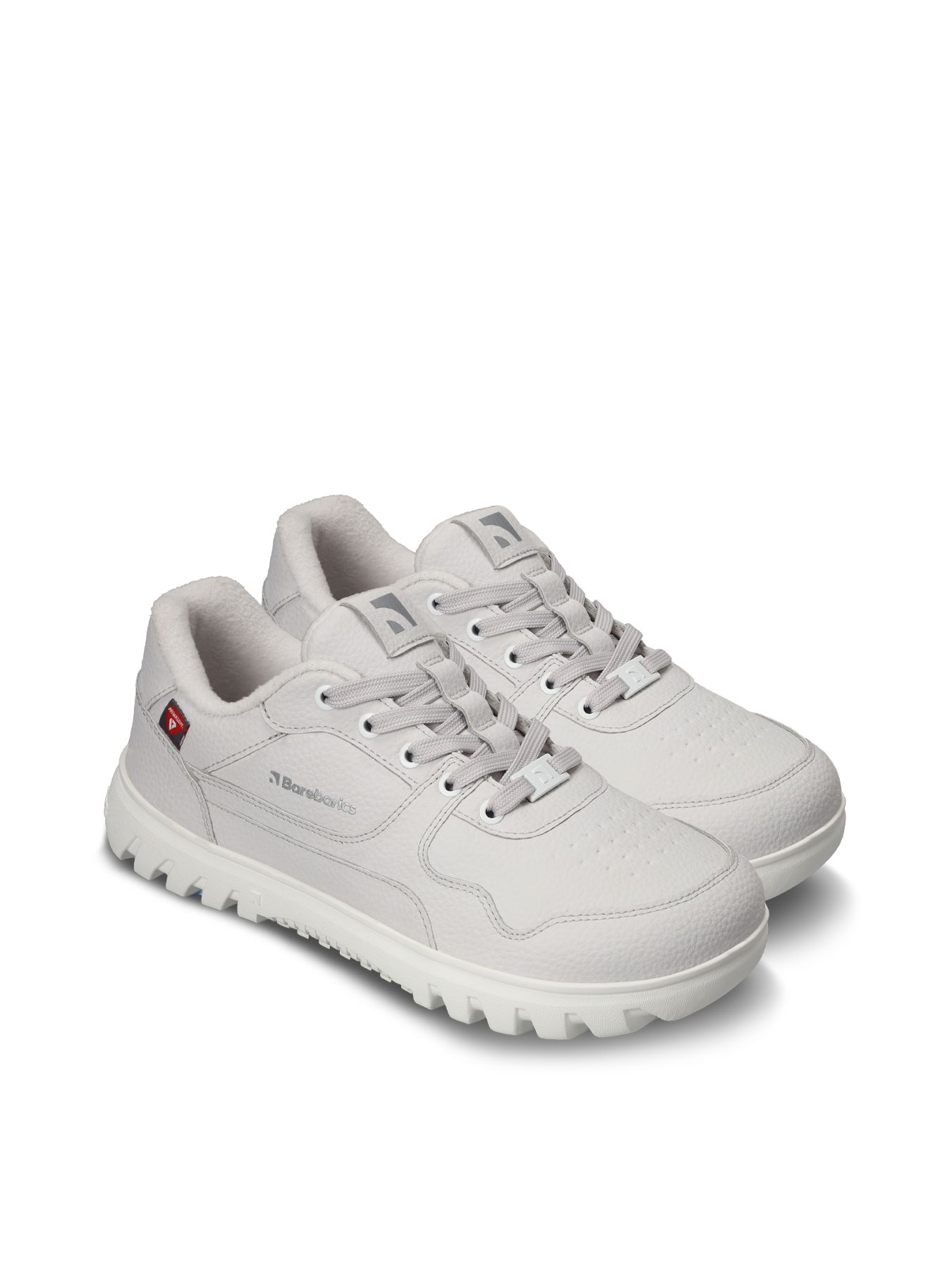 Barfuß-Sneaker Barebarics Zing Frost - Hellgrau & Weiß
