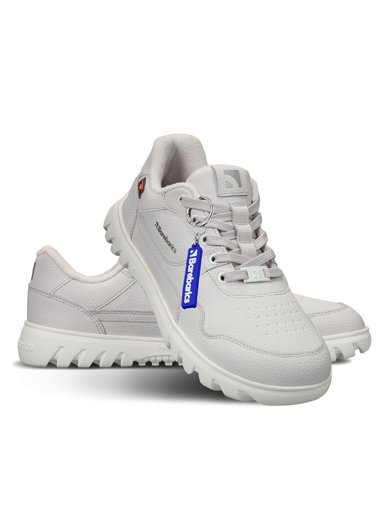 Barfuß-Sneaker Barebarics Zing Frost - Hellgrau & Weiß