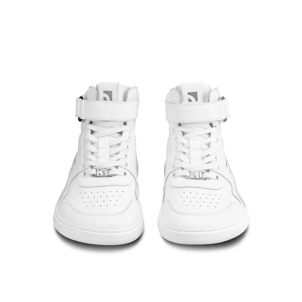 Barfuß Sneaker Barebarics Zing - High Top - All White - Leder
