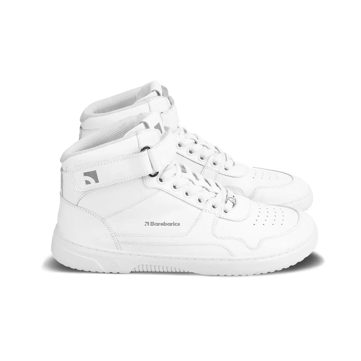Barfuß Sneaker Barebarics Zing - High Top - All White - Leder