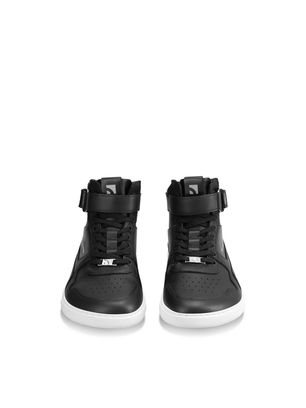 Barfuß Sneaker Barebarics Zing - High Top - Schwarz & Weiß