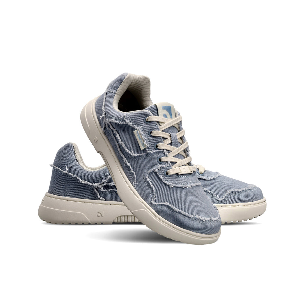 Barfuß Sneaker Barebarics Zing Denim - Hellblau