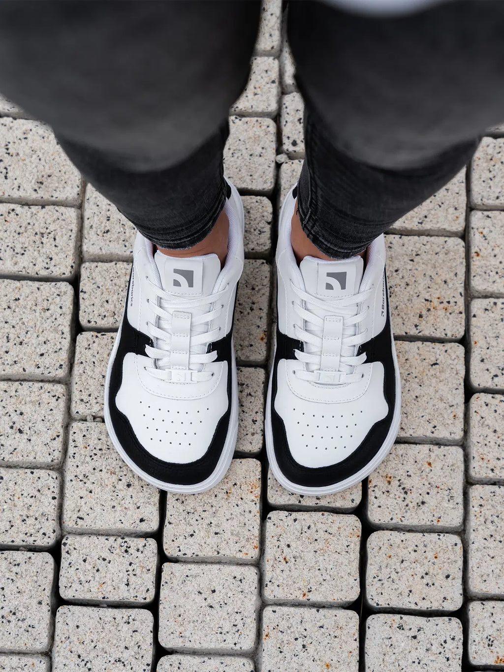 Barefoot Sneakers Barebarics Zing - White & Black