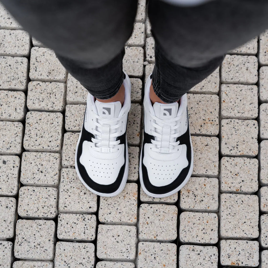 Barefoot Sneakers Barebarics Zing - White & Black
