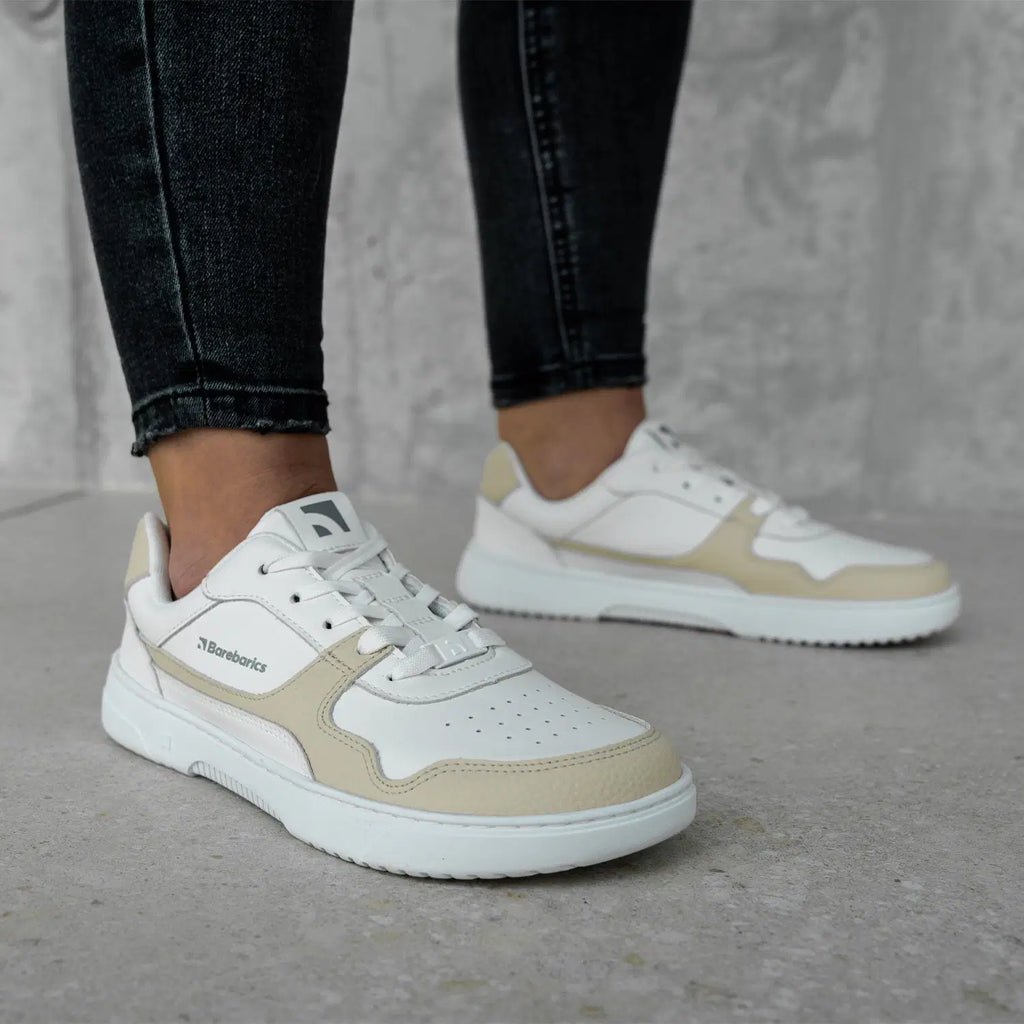Barfuß Sneaker Barebarics Zing - Weiß & Cream