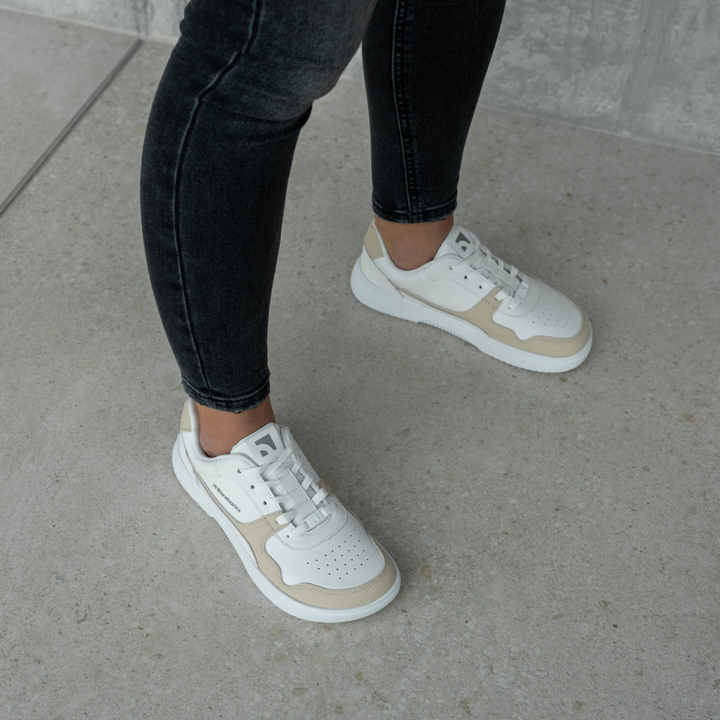 Barfuß Sneaker Barebarics Zing - Weiß & Cream