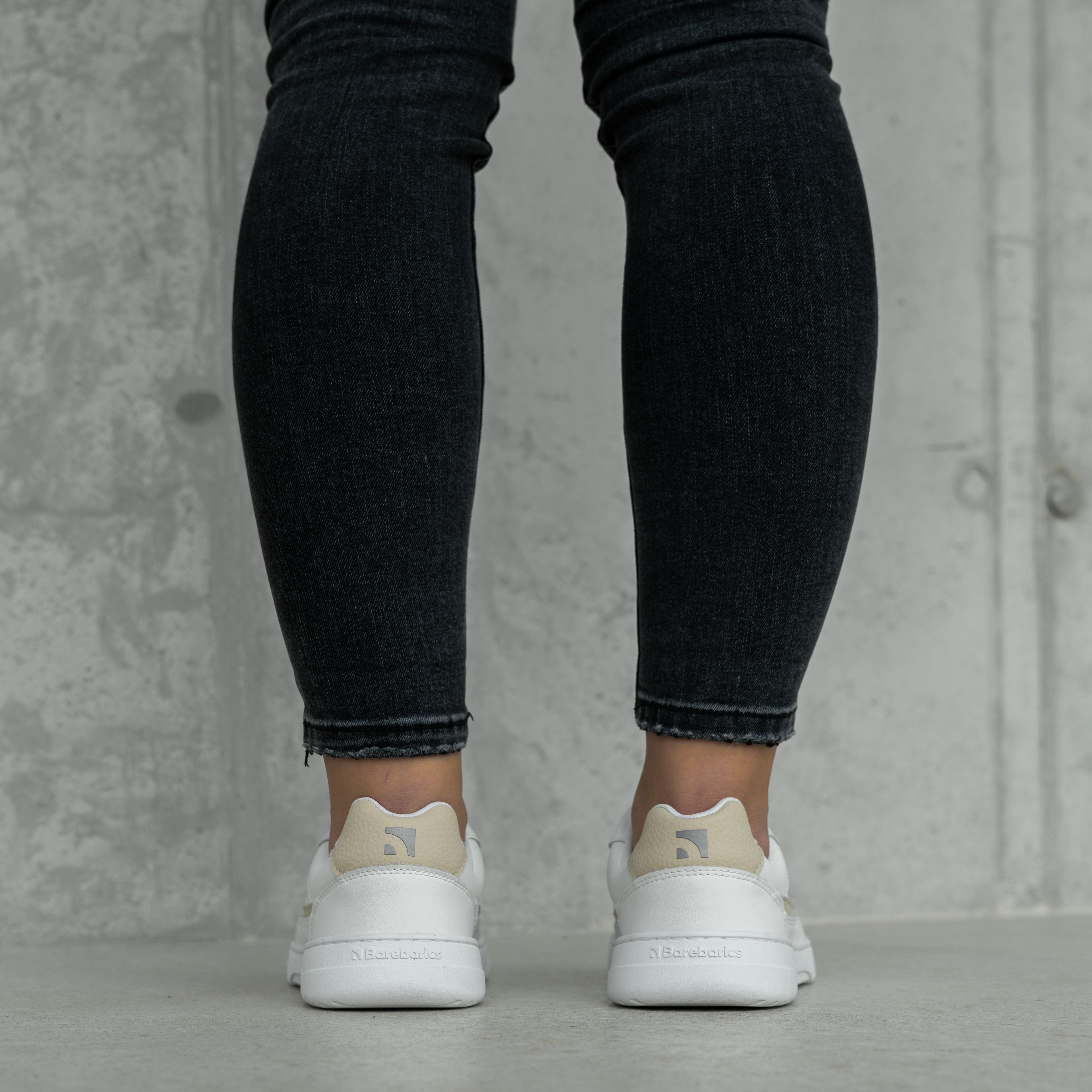 Barefoot Sneakers Barebarics Zing - White & Cream