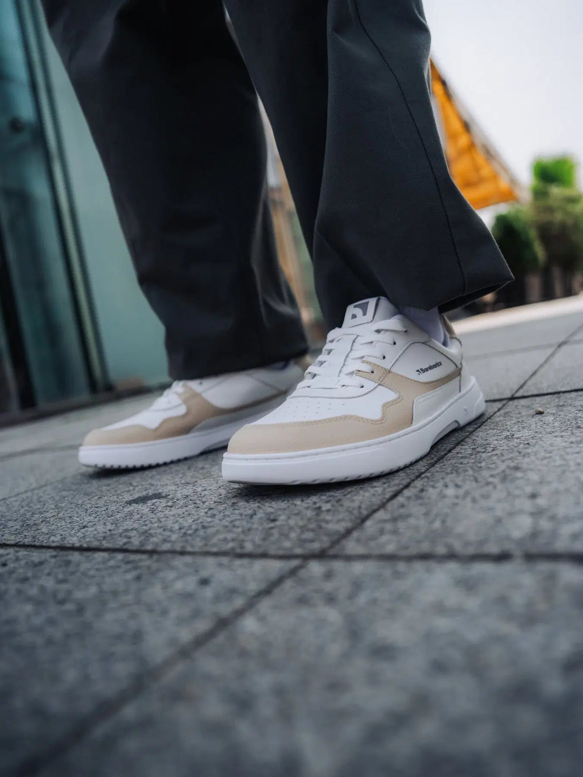 Barfuß Sneaker Barebarics Zing - Weiß & Cream