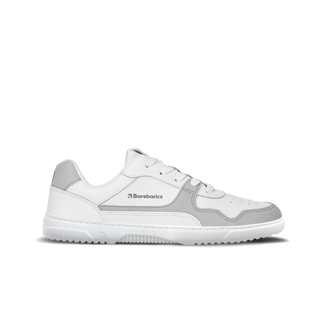 Barfuß-Sneaker Barebarics Zing - Weiß & Hellgrau
