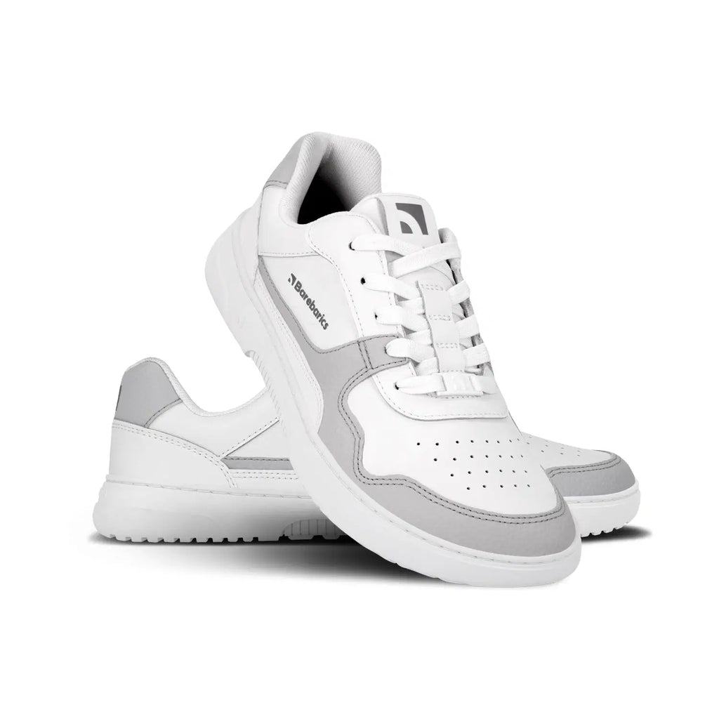 Barfuß-Sneaker Barebarics Zing - Weiß & Hellgrau