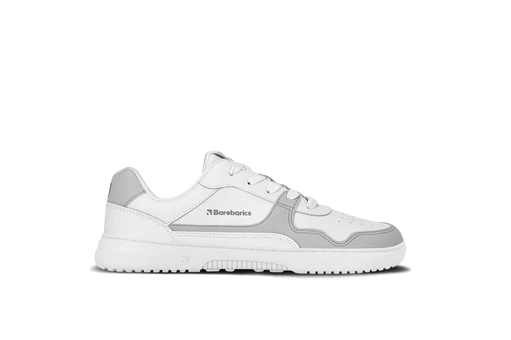 Barfuß-Sneaker Barebarics Zing - Weiß & Hellgrau