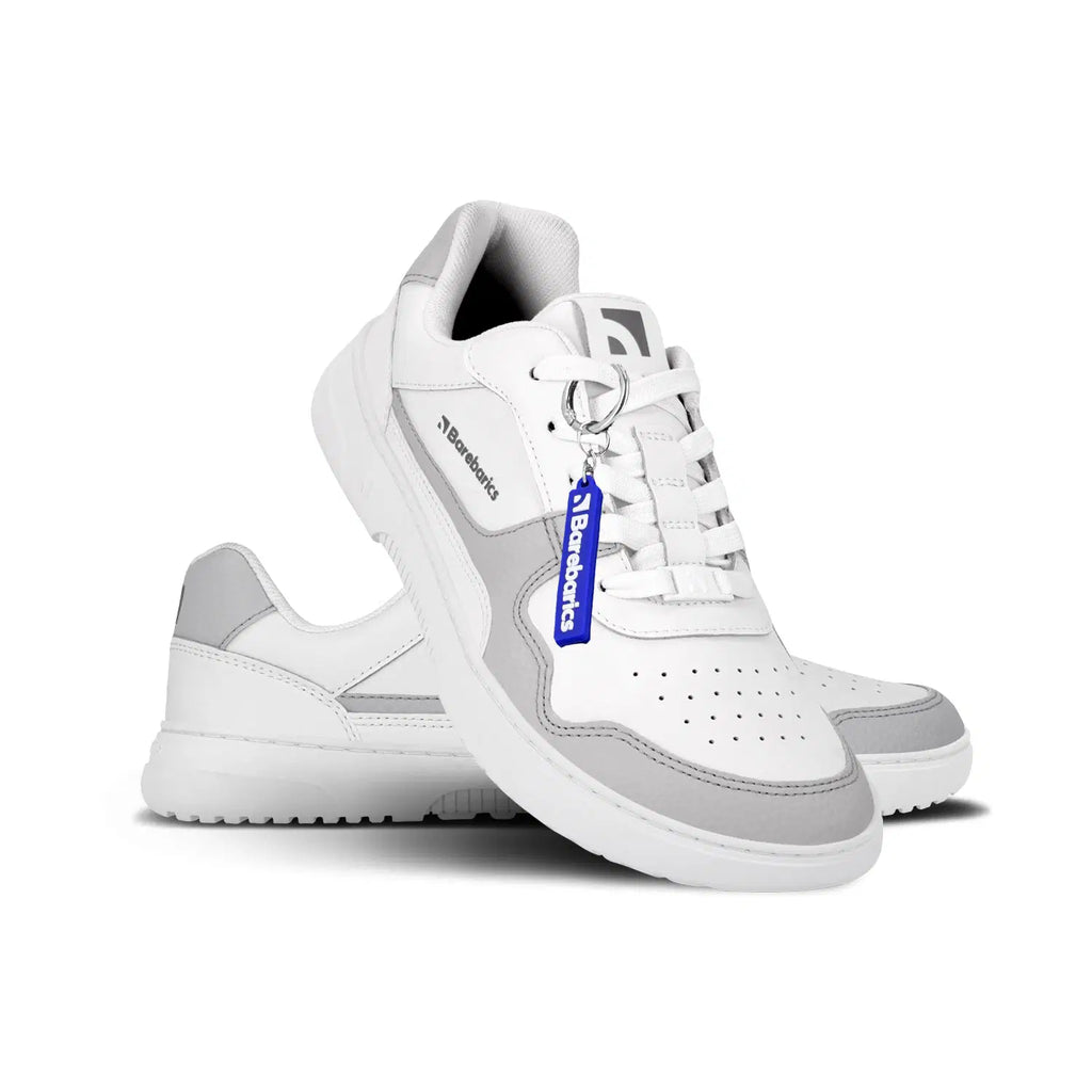 Barfuß-Sneaker Barebarics Zing - Weiß & Hellgrau