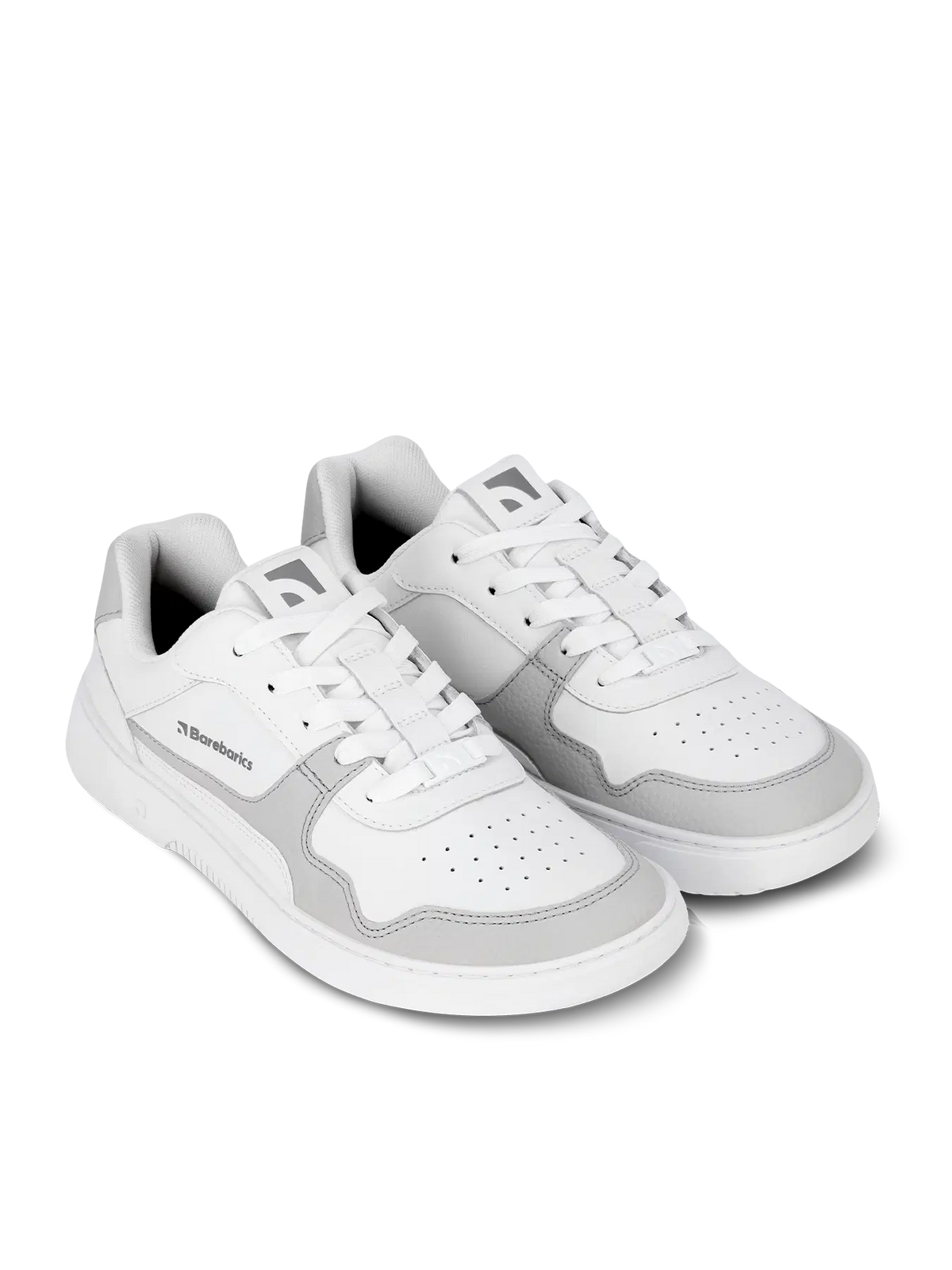 Barfuß-Sneaker Barebarics Zing - Weiß & Hellgrau