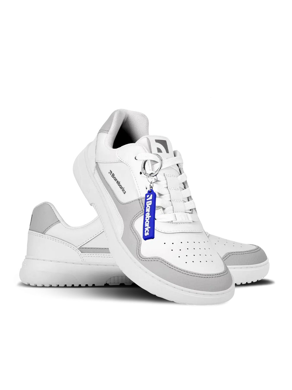 Barfuß-Sneaker Barebarics Zing - Weiß & Hellgrau