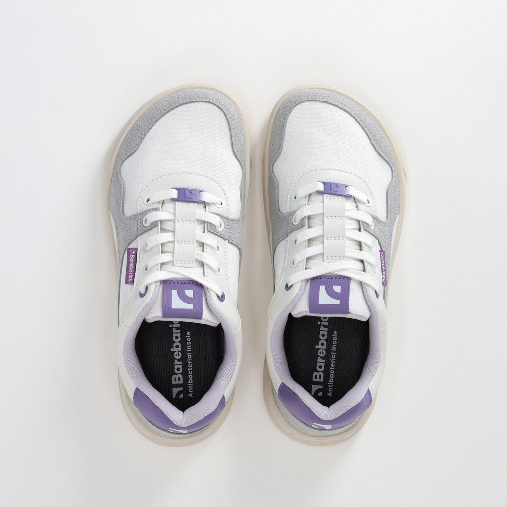 Barfuß-Sneaker Barebarics Zing - Weiß & Lila