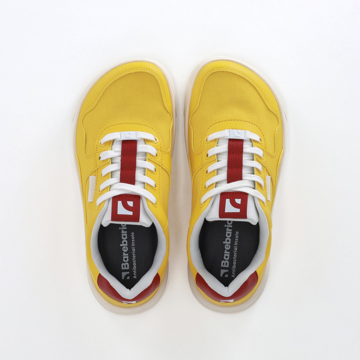 Barfuß-Sneaker Barebarics Zing – Gelb & Rot