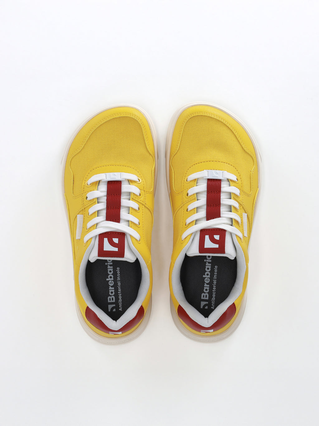 Barfuß-Sneaker Barebarics Zing – Gelb & Rot