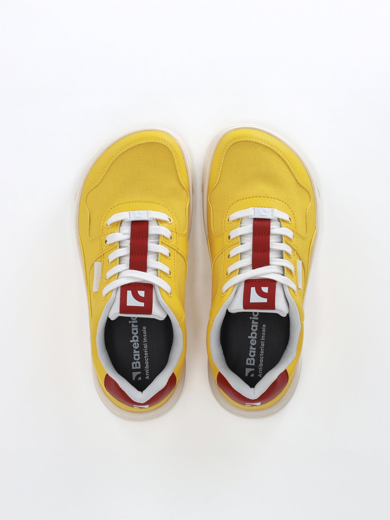 Barfuß-Sneaker Barebarics Zing – Gelb & Rot