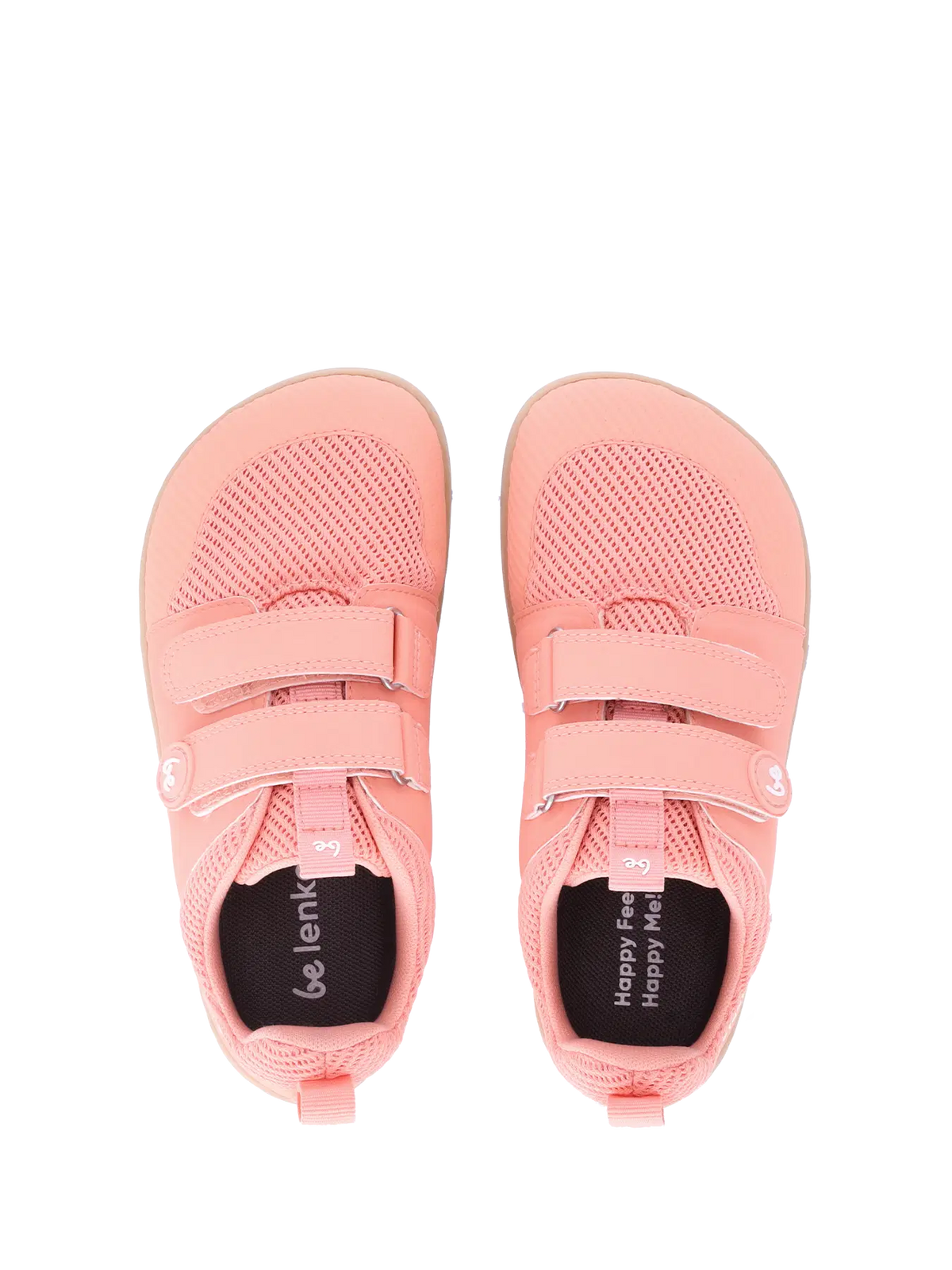 Kids barefoot sneakers Be Lenka Bounty Junior - Coral Pink