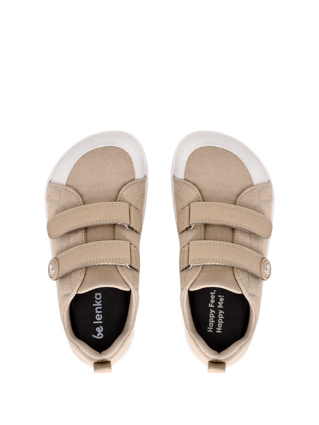 Barfußschuhe für Kinder Be Lenka Canvi Kids - Hellbraun