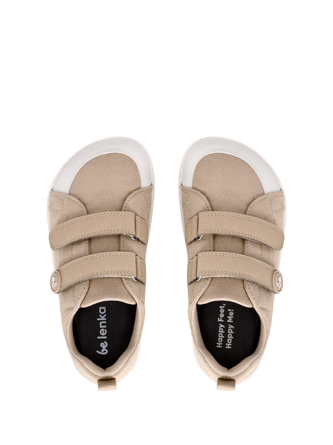 Barfußschuhe für Kinder Be Lenka Canvi Kids - Hellbraun
