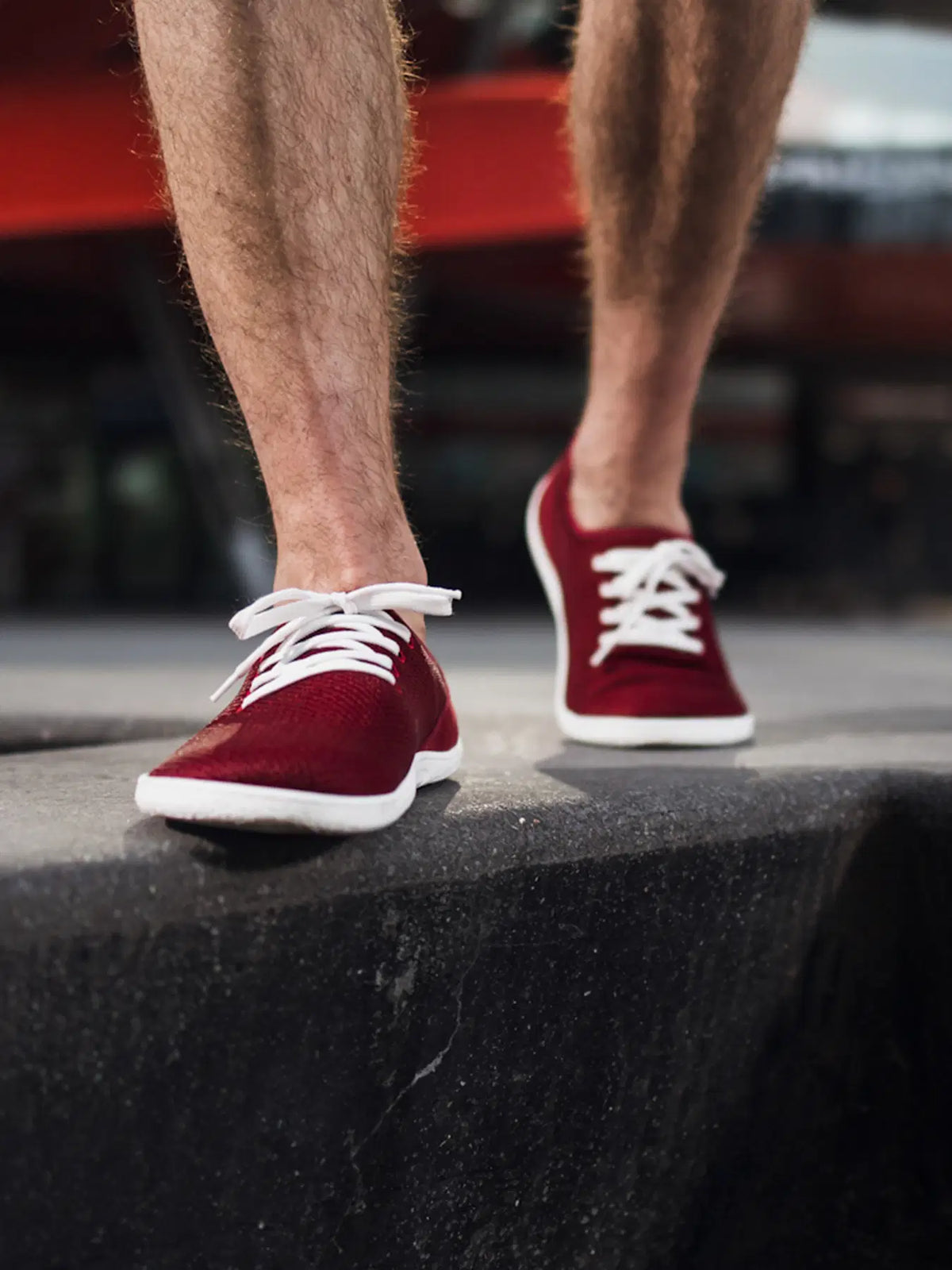 Barfußschuhe Be Lenka Dash - Weinrot