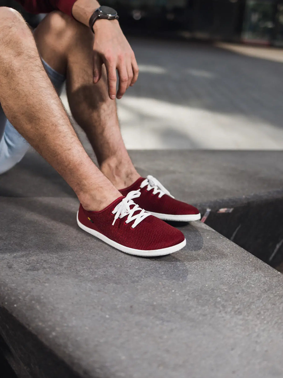 Barfußschuhe Be Lenka Dash - Weinrot
