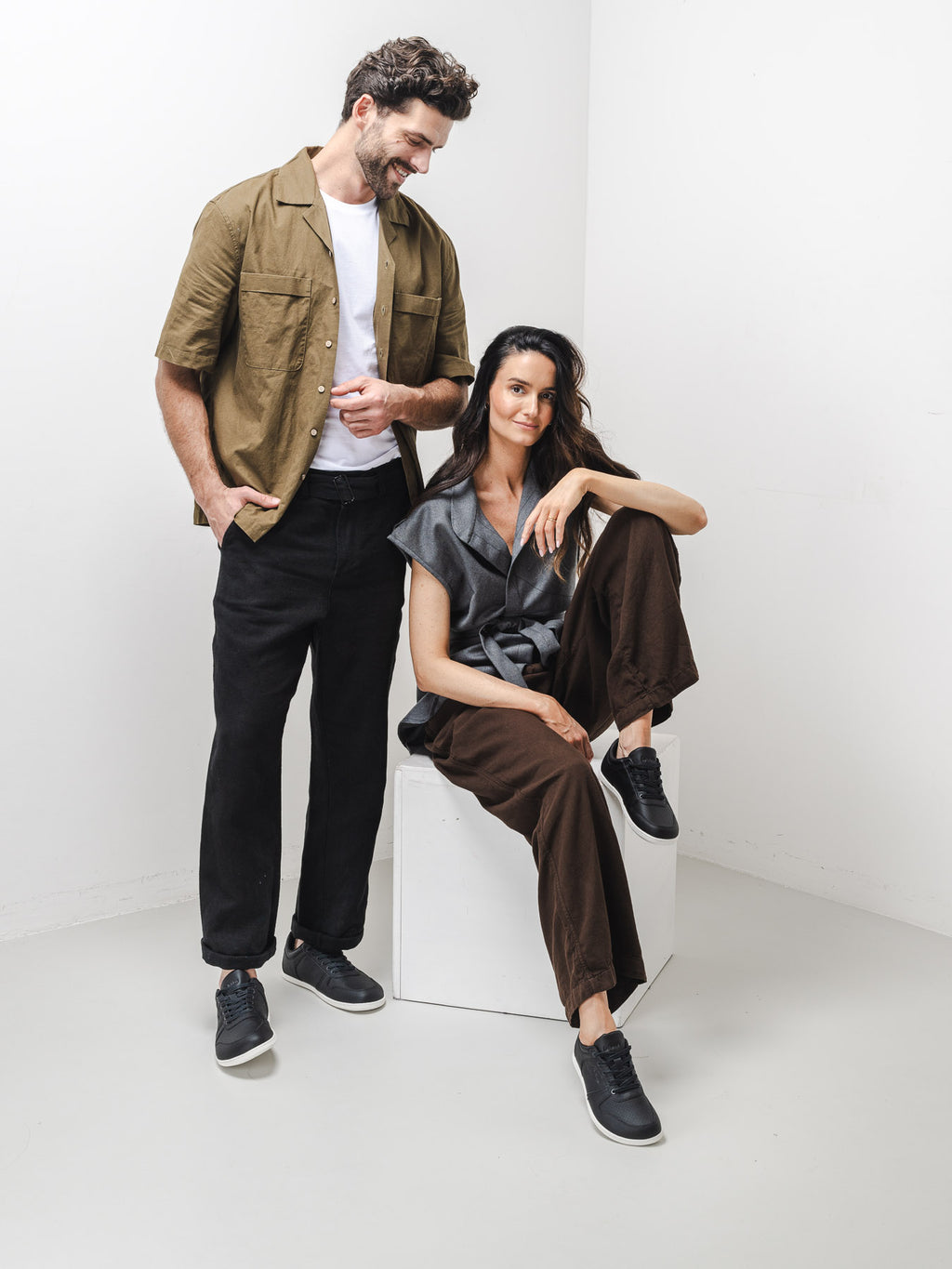 Barfußschuhe - Be Lenka Echo - Schwarz & Weiß