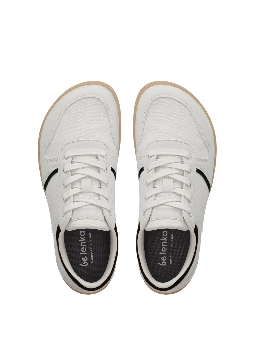Barefoot Sneakers - Be Lenka Echo - White & Black Vegan
