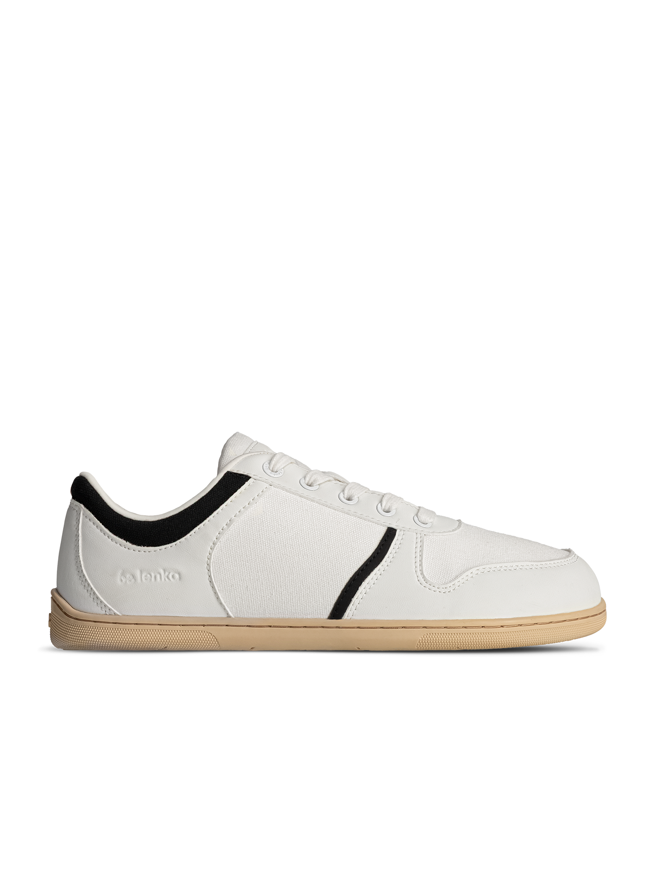 Barfuß Sneaker - Be Lenka Echo - Weiß & Schwarz Vegan