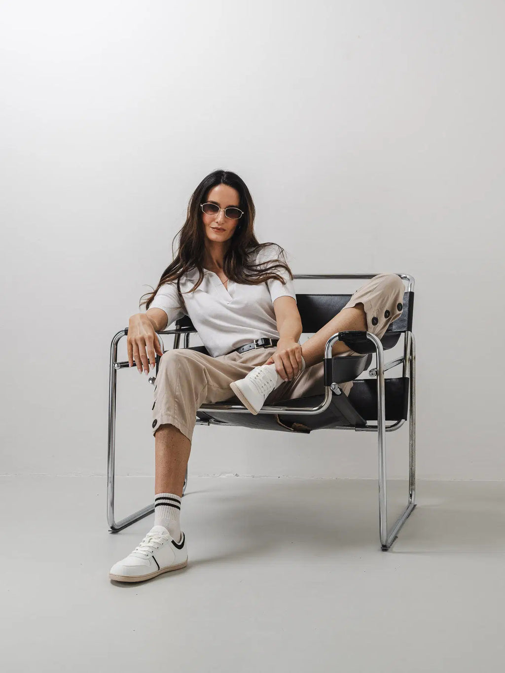 Barefoot Sneakers - Be Lenka Echo - White & Black Vegan