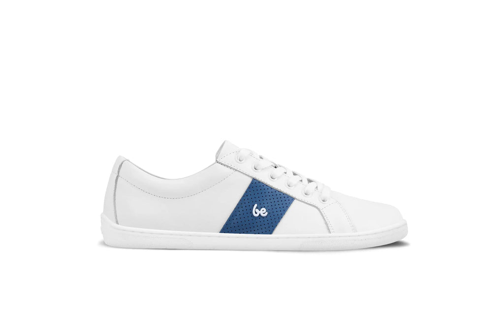 Barfuß-Sneaker Be Lenka Elite – Weiß & Dunkelblau