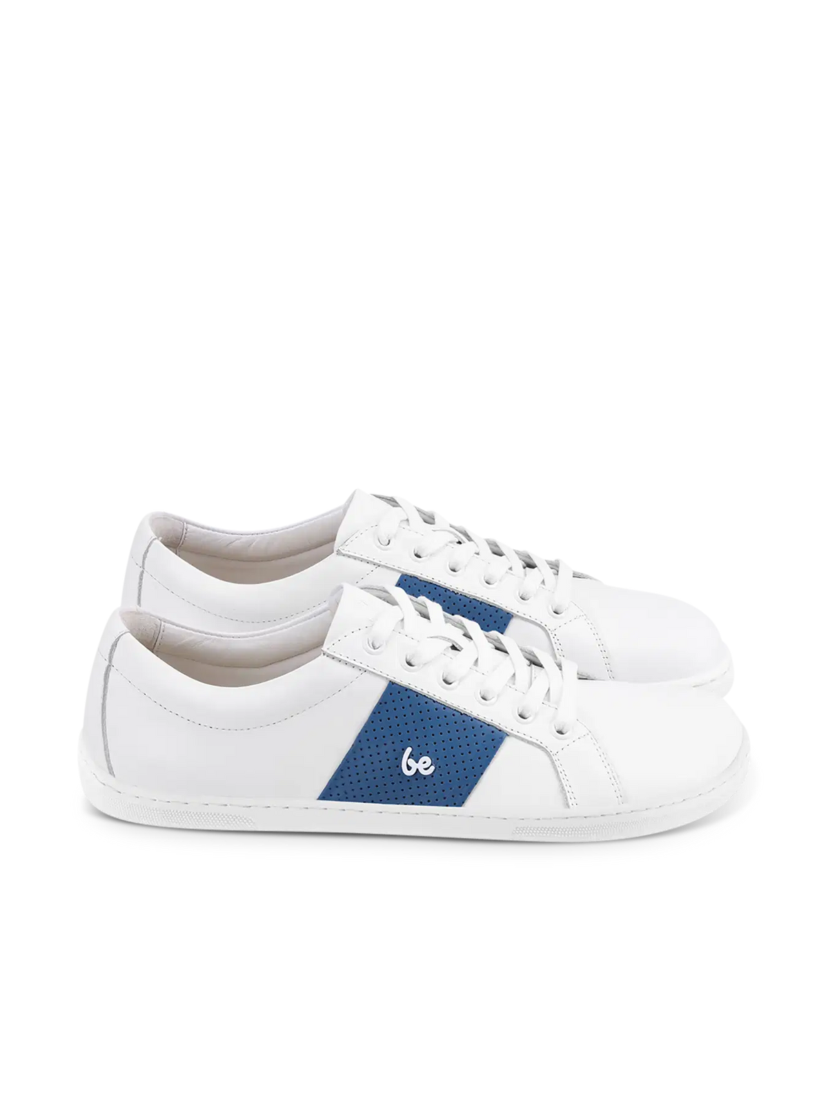 Barfuß-Sneaker Be Lenka Elite – Weiß & Dunkelblau