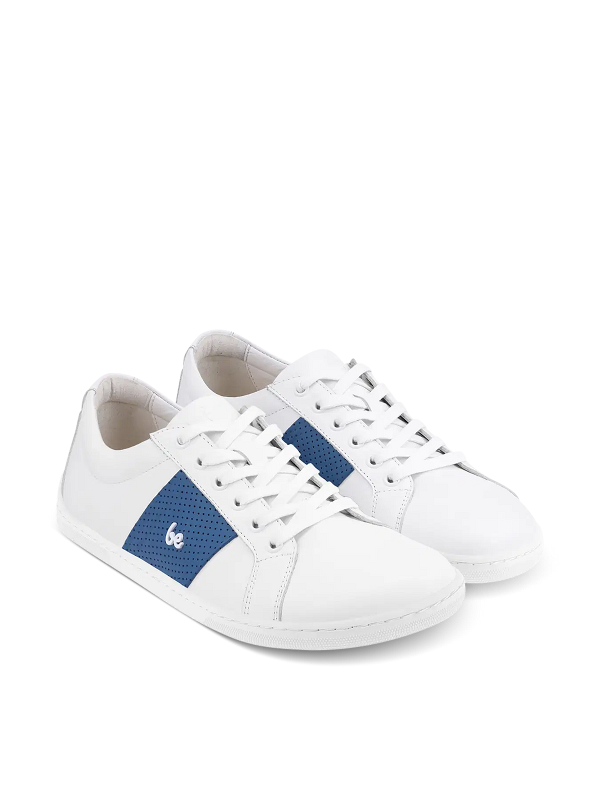 Barfuß-Sneaker Be Lenka Elite – Weiß & Dunkelblau