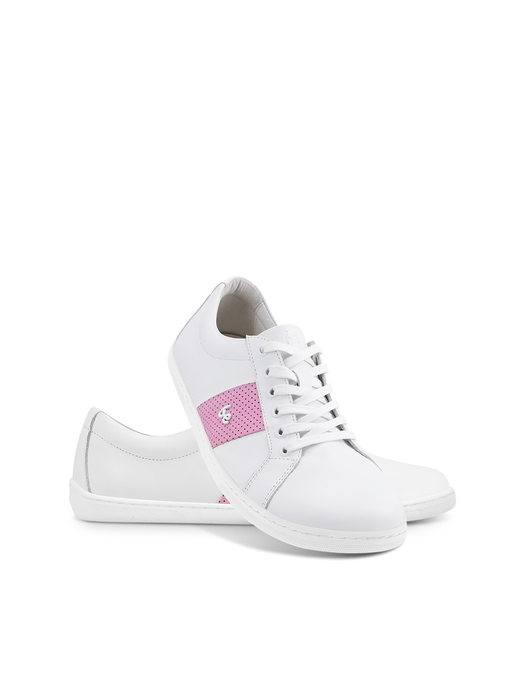Barfuß Sneaker Be Lenka Elite - Weiß & Rosa