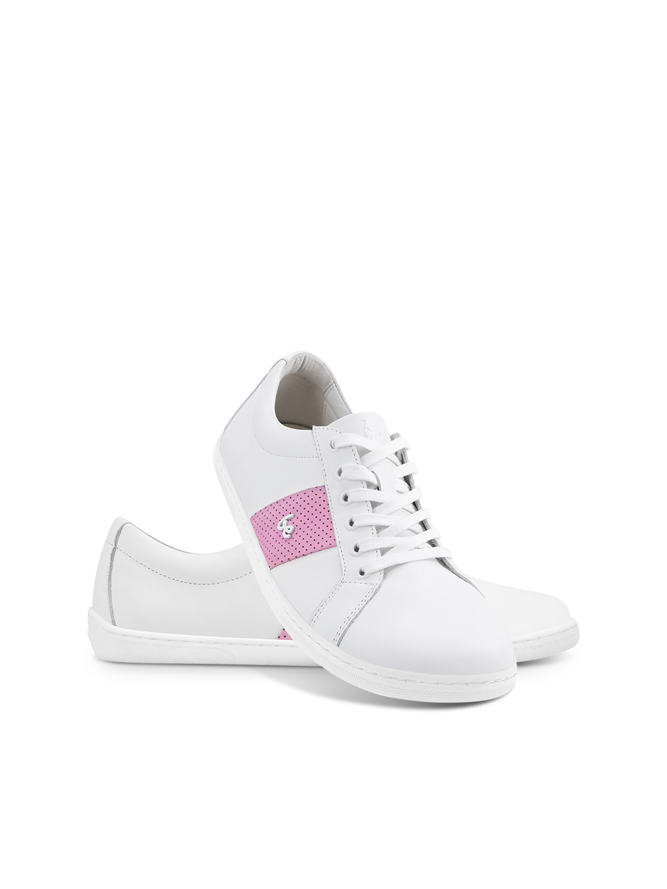 Barfuß Sneaker Be Lenka Elite - Weiß & Rosa