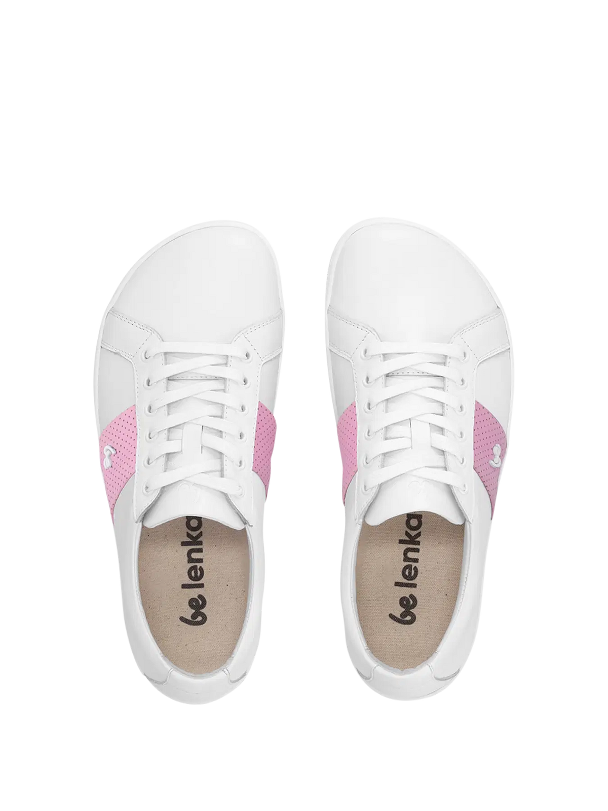 Barefoot Sneakers Be Lenka Elite - White & Pink