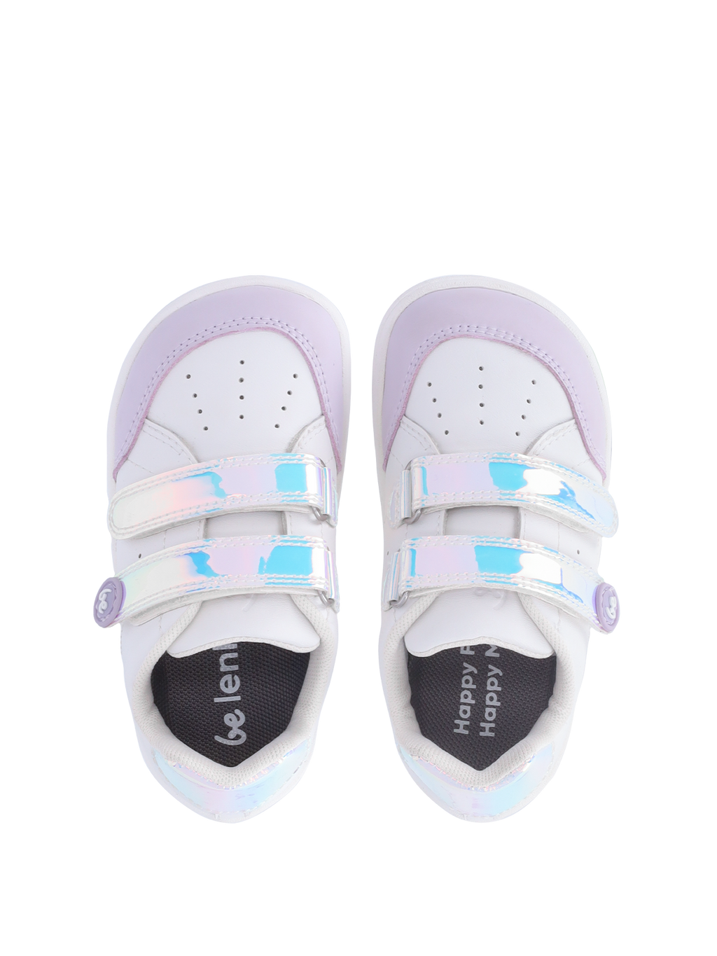 Barfußschuhe für Kinder Be Lenka Energise Kids - Weiß & Irisierend