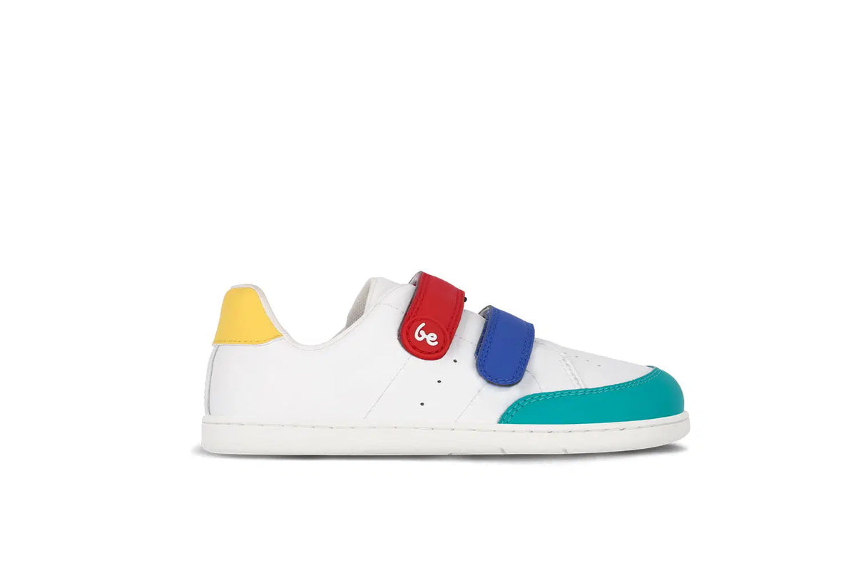 Barfußschuhe für Kinder Be Lenka Energise Preschool – Weiß & Mehrfarbig