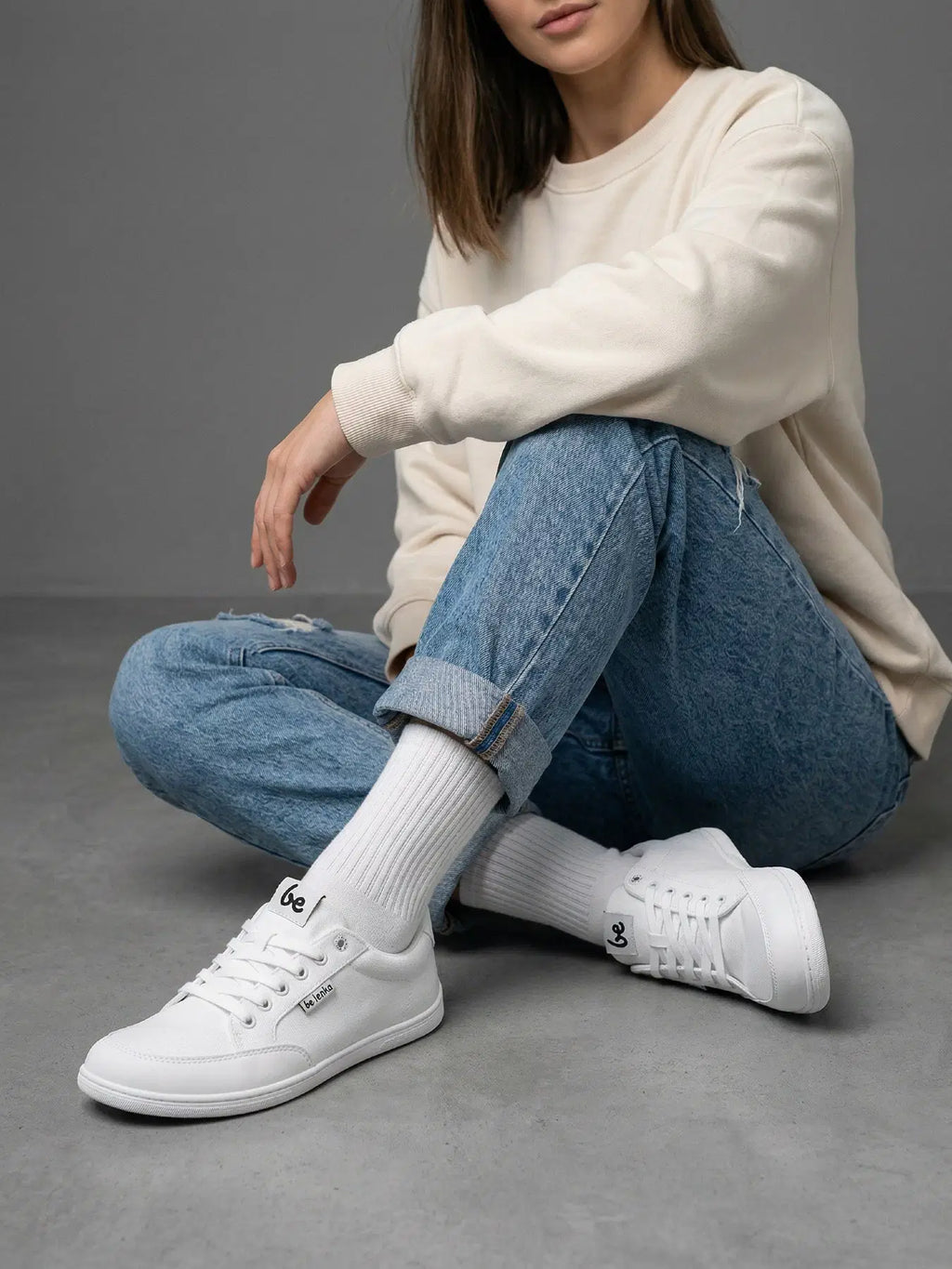 Barefoot Sneakers Be Lenka Rebound - All White