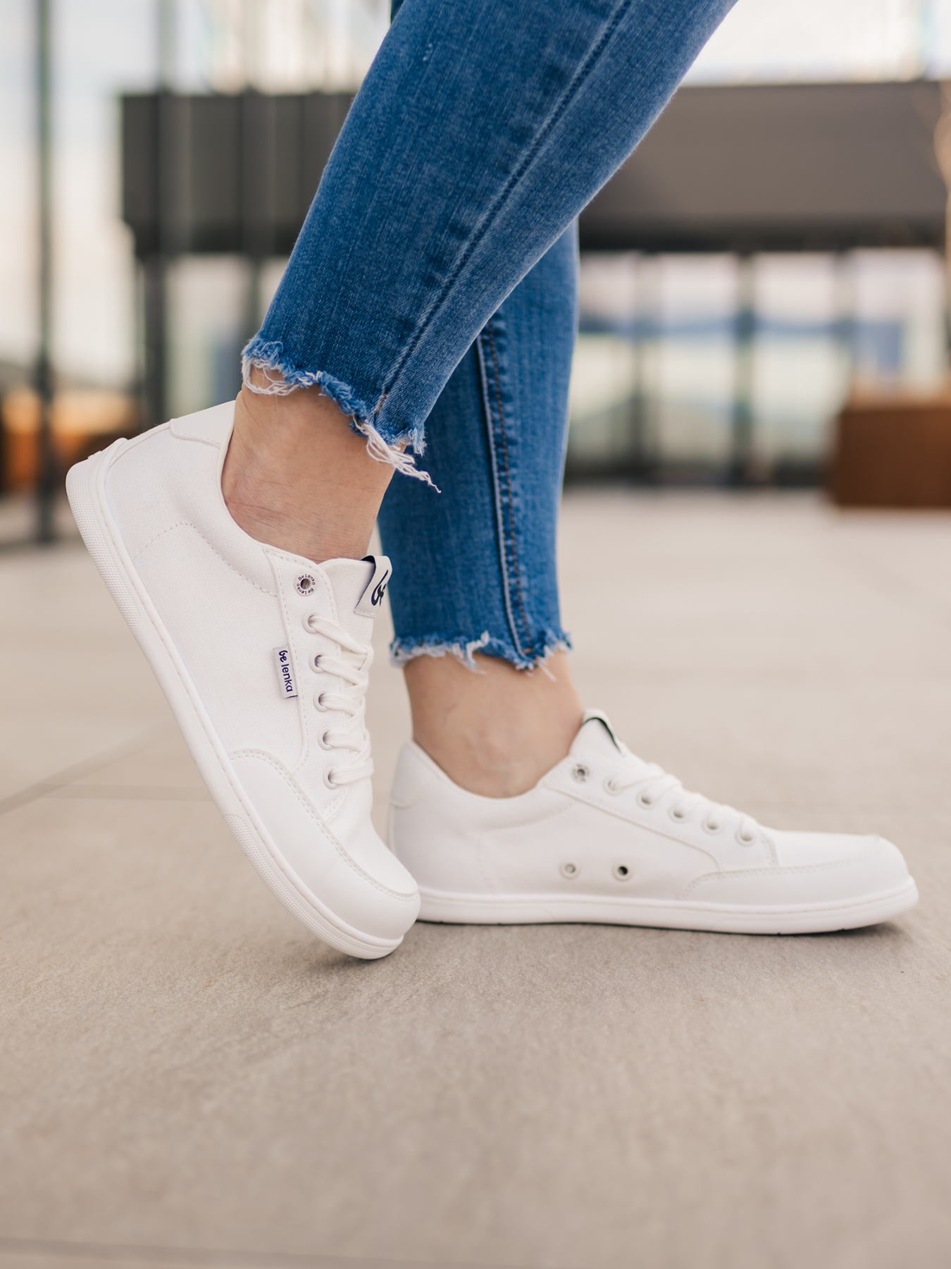 Barfuß-Sneaker Be Lenka Rebound - All White