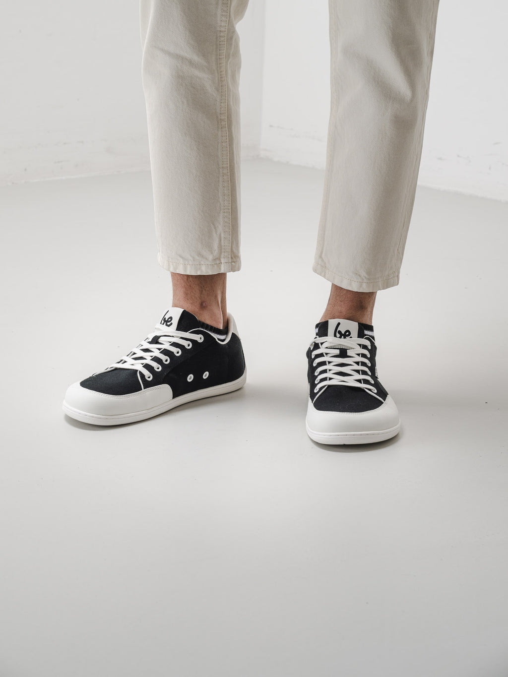 Barfuß Sneaker Be Lenka Rebound - Schwarz & Weiß
