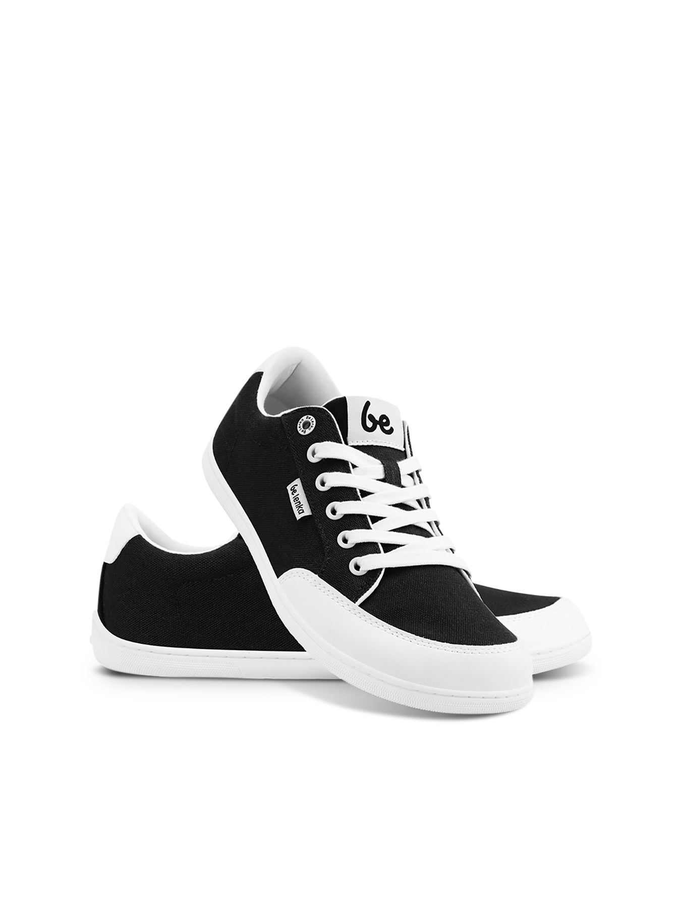 Barfuß Sneaker Be Lenka Rebound - Schwarz & Weiß
